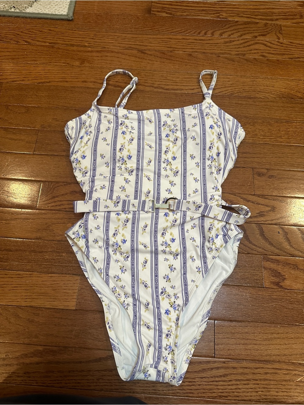 ANTONIO MELANI Belted One-Piece Swimsuit -M